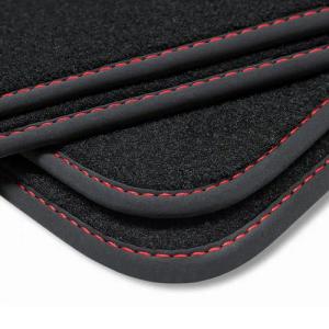 teileplus24 Auto-Fußmatten V419 Velours Fußmatten kompatibel