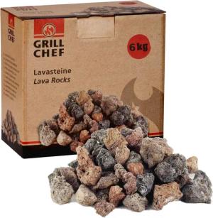 BURI Lavasteine Lavastein Grillen 6kg Lavagrill