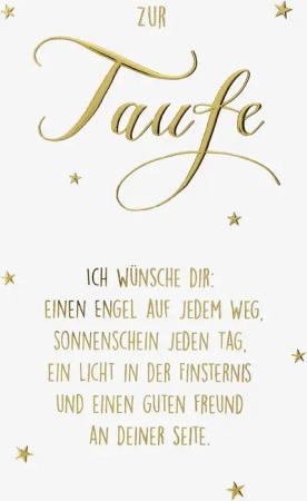 BSB Grußkarten Taufe - Glückwunschkarte im
