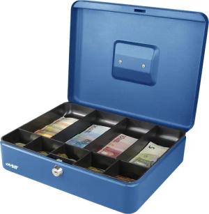 HMF Geldkassette abschließbare Bargeldkasse mit Geldeinsatz