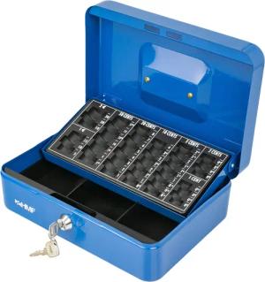 HMF Geldkassette Bargeldkasse mit herausnehmbarem Münzzählbrett