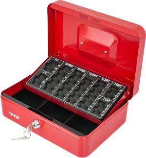 HMF Geldkassette Bargeldkasse mit herausnehmbarem Münzzählbrett