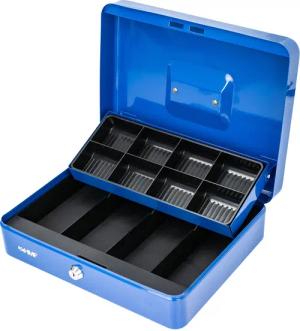 HMF Geldkassette abschließbare Bargeldkasse mit Münzeinsatz