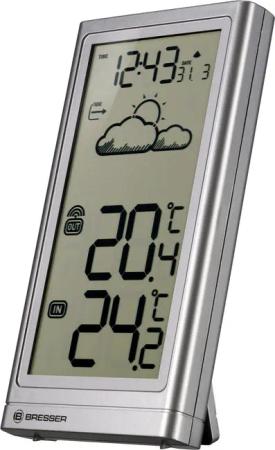 BRESSER Funkwetterstation Meteo Temp silber Funkwetterstation