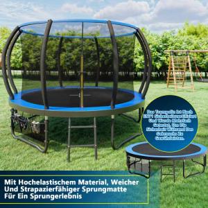 GUNJI Gartentrampolin Gartentrampolin für Kinder 228/305/366/427CM,