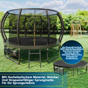 GUNJI Gartentrampolin Gartentrampolin für Kinder 228/305/366/427CM,