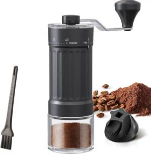 ibettertec Kaffeemühle Externer, verstellbarer manueller Kaffeemühle
