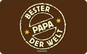 Frühstücksbrett Bester Papa der Welt -