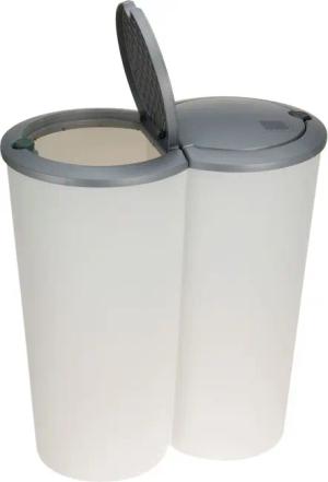 Spetebo Mülltrennsystem Abfalleimer 2x25 Liter Duo