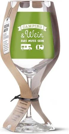 GILDE Rotweinglas Glas Weinglas 'Camping &