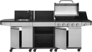 JUSTUS Gasgrill Outdoorküche "Juno", Piezozündung, 5
