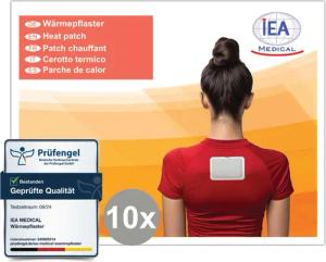 IEA Medical Wärmepflaster Tiefenwärme, Wärmepflaster Rücken,