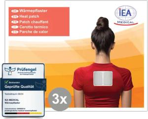 IEA Medical Wärmepflaster Tiefenwärme, Wärmepflaster Rücken,