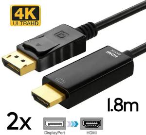 TradeNation DisplayPort DP auf HDMI Adapter