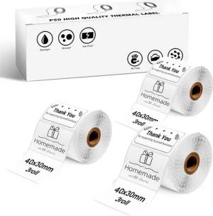HT P50 Etikettendrucker Bluetooth, Thermoetikettendrucker Etikettendrucker,