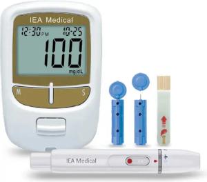 IEA Medical Blutzuckermessgerät AM10, mit Blutzuckerteststreifen,