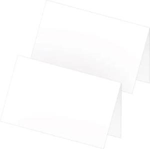 itenga Grußkarten itenga 24x Tischkarten Neutral