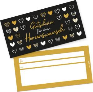 itenga Grußkarten itenga Geschenkgutschein Herzenswunsch -