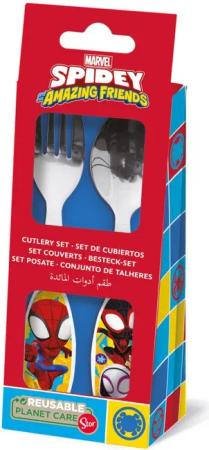 Spiderman Kinderbesteck Spiderman Spidey Friends Metallbesteckset,