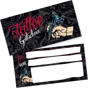 itenga Grußkarten itenga Geschenkgutschein Tattoo (Motiv