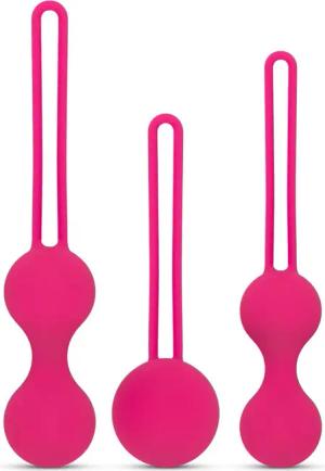 Easytoys Beckenbodentrainer Liebeskugeln-Set, Beckenbodenmuskulatur - Rosa,