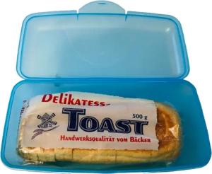 Lomatek Vorratsdose Toastbrotbox mit Klickverschluss, Kunststoff