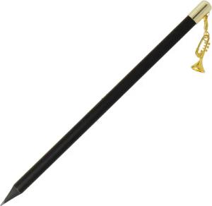 mugesh Bleistift Bleistift schwarz mit goldenem