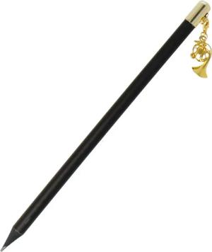 mugesh Bleistift Bleistift schwarz mit goldenem