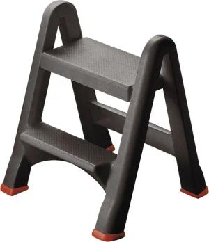 Curver Trittleiter Curver 155160 Klapptritt Anthrazit,