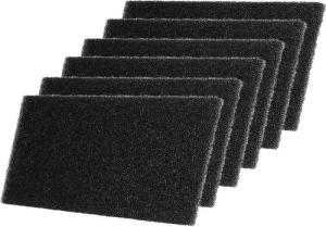 Trade-Shop Ersatzfilter 6x passend für Bauknecht