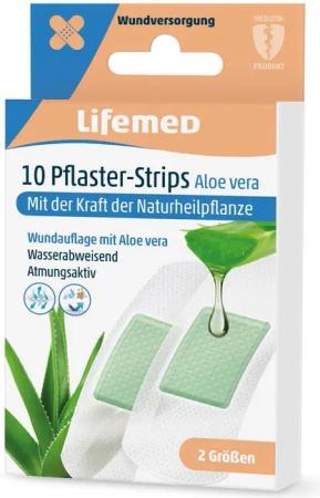 LifeMed Wundpflaster 10 Lifemed Pflaster-Strips weiss