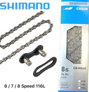Shimano Fahrradkurbel Shimano Fahrrad Kette CN-HG40