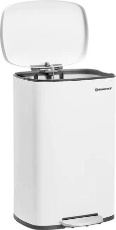 SONGMICS Mülleimer, Abfalleimer, 50 L, luftdicht,