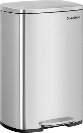 SONGMICS Mülleimer, Abfalleimer, 50 L, luftdicht,