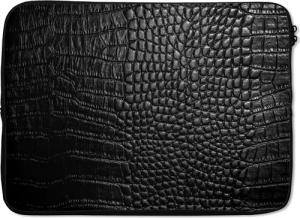 MuchoWow Laptop-Hülle Leder - Textur -