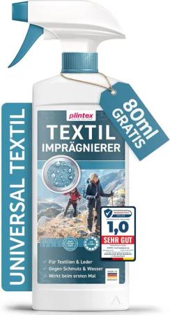 Plintex Textil Imprägnierspray, Funkionstextilien, Leder, Schuhe