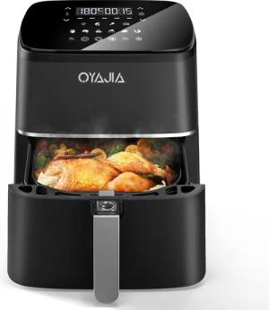 oyajia Heißluftfritteuse Airfryer mit LED Touchscreen,