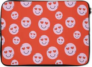 MuchoWow Laptop-Hülle Smiley - Muster -