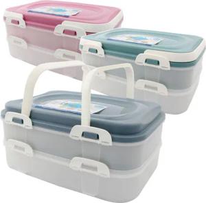 2friends Kuchentransportbox Partybehälter, Kuchenbehälter, Lebensmitteltransportbox XL,