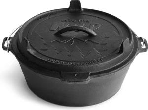 BURNHARD Grilltopf Gusseisen, Gusseisen, Dutch Oven