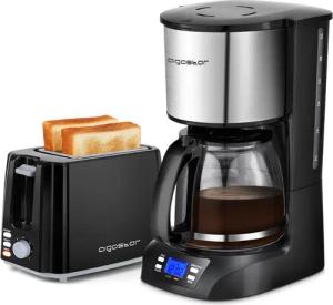 Aigostar Frühstücks-Set 1.5L Kaffeemaschine mit 24H