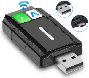 Hikity Kabelloses externes Carplay+ Android Auto-Modul
