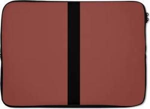 MuchoWow Laptop-Hülle Rot - Schwarz -