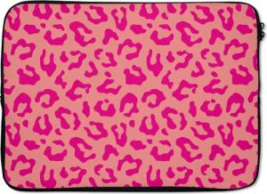 MuchoWow Laptop-Hülle Pantherdruck - Rosa -