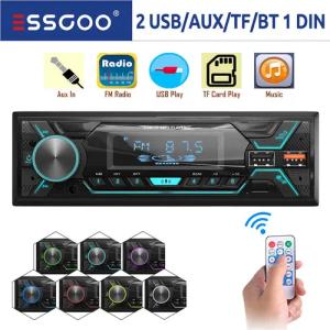 ESSGOO Autoradio 1 DIN Mit Bluetooth