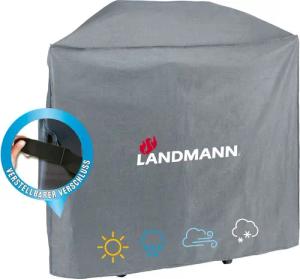 LANDMANN Grillabdeckhaube Wetterschutzhülle 59x127x117cm, wasserdicht UV-beständig,