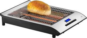 exido Toaster 12140040 Digitaler Flach-Toaster Brötchen-Röster,