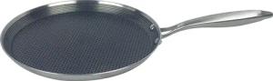 Cheffinger Crêpepfanne Pfannkuchen Pfanne Edelstahl Wabenstruktur