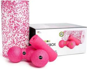 Blackroll Massagegerät Faszien-Set Blackbox, Ideal für