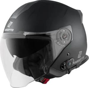 Bogotto Motorradhelm H586 BT Solid Bluetooth